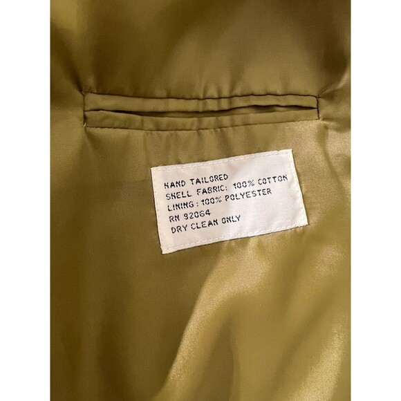 Thomas Hill Corduroy Taupe Khaki Wide Wale Blazer SportCoat 42L - Picture 5 of 8